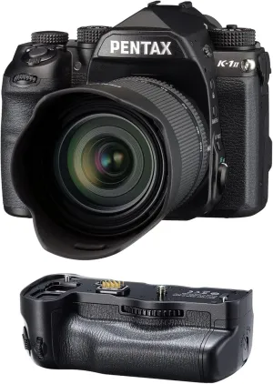 Pentax K-1 Mark II DSLR Camera with 28-105mm Lens Bundle with D-BG6 Battery Grip for K-1 DSLR Cameras (2 Items)