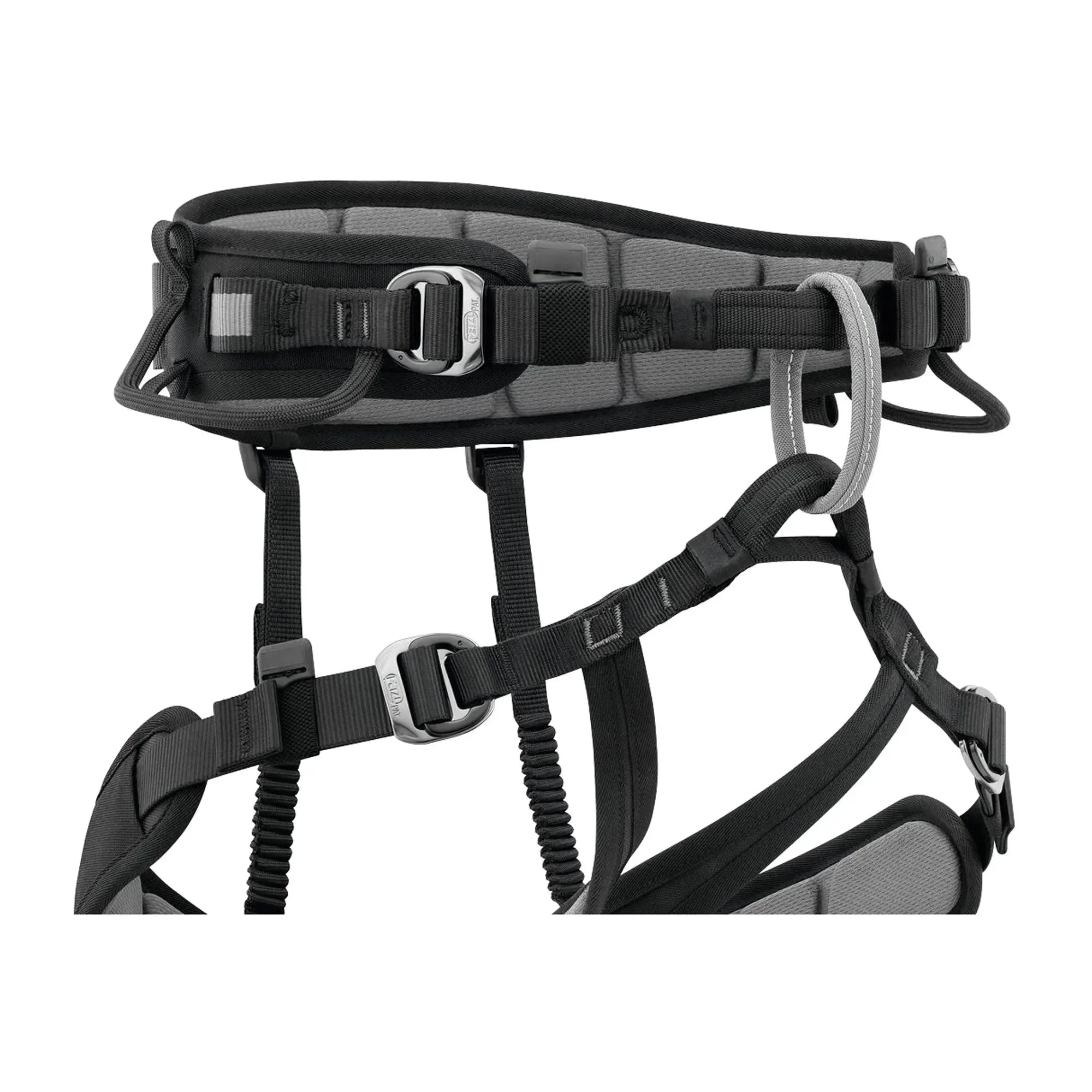 Petzl Sitzgurt Falcon Mountain schwarz grau