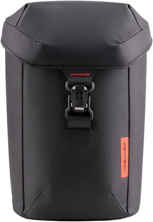 PGYTECH Camera Lens Case, Magnetic Buckle Camera Lens Bag, Water Resistant Protective Lens Pouch for DSLR Camera Lens, Thick Camera Lens Bag for Nikon, Tamron, Fuji, Canon Size M