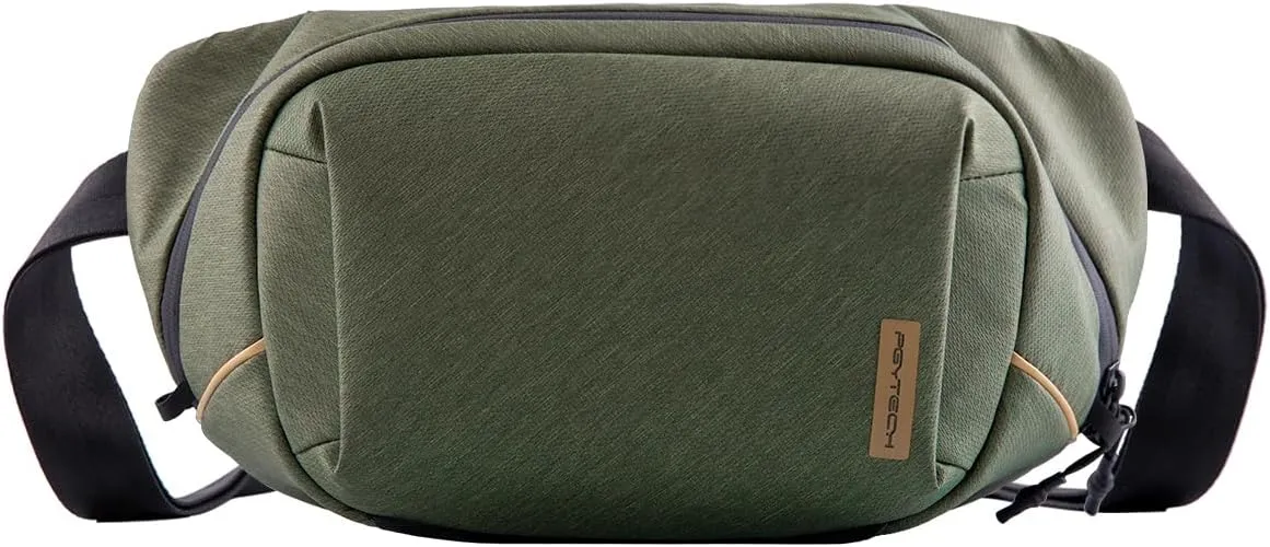 PGYTECH OneGo Solo V2 Camera Sling Bag, 4L Camera Chest Bag Crossbody Fanny Pack for Urban Travel Photographers, Small Shoulder Slingpack for Sony/Canon/Nikon/Mirrorless, Green