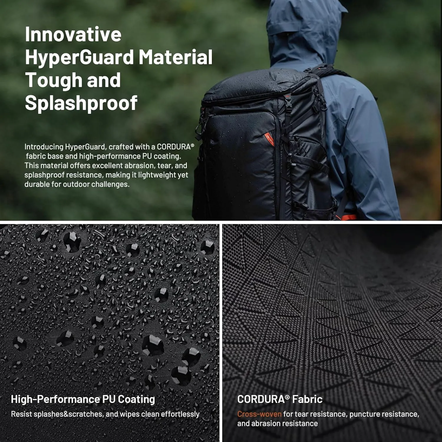 PGYTECH OnePro Flex Backpack 30L Camera Insert Bag M, Fits DSLR/SLR/Mirrorless Cameras/Lenses and Other Gear, Lightweight Outdoor Hiking Bundle for Photography, Travel Bag with Laptop Compartment