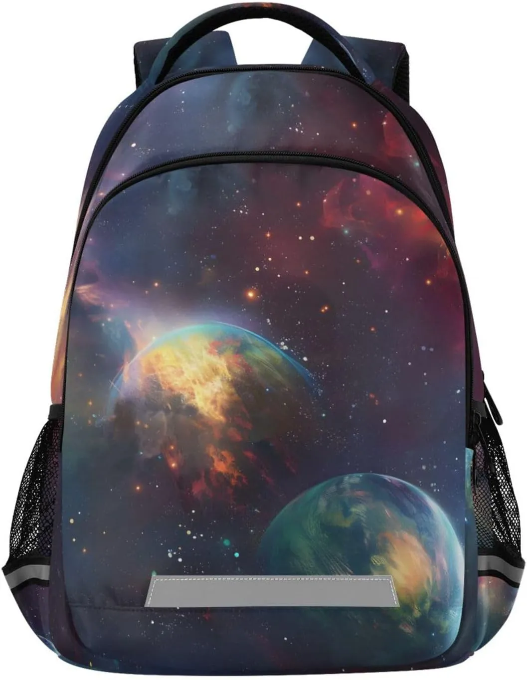 Planet Nebula School Backpack for boys girls Bookbag for College Travel Backpacks with Laptop Compartment