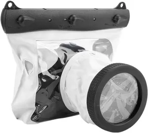 Pomya Waterproof Dving Case Bag Underwater Photograpy Housing Cage 20M for Canon Nikon DSLR Cameras(White)