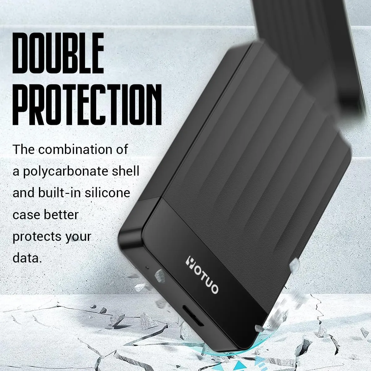 Portable External Hard Drive Storage Expansion Mobile HDD USB 3.0 for PC, Mac, Desktop, Laptop, PS4, PS5, Xbox One X/S, Xbox 360, Xbox Series X/S, Office & Game (Black, 500GB)