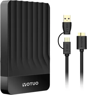 Portable External Hard Drive Storage Expansion Mobile HDD USB 3.0 for PC, Mac, Desktop, Laptop, PS4, PS5, Xbox One X/S, Xbox 360, Xbox Series X/S, Office & Game (Black, 500GB)