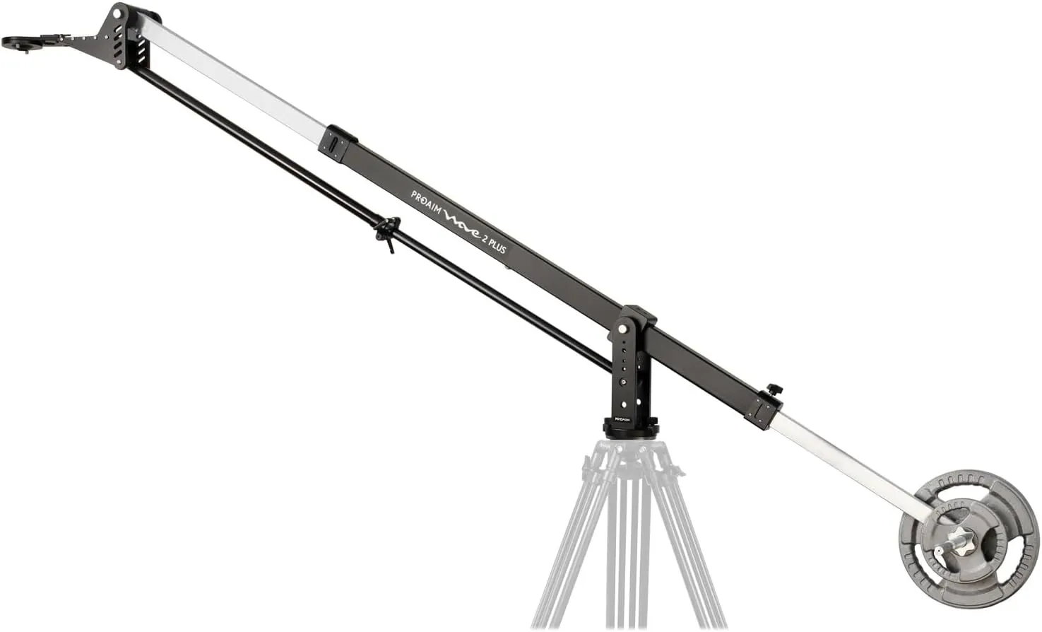 PROAIM 10' Wave-2 Jib Crane for Camera/Gimbals/Pan Tilt Heads. Includes 100mm Bowl with 75mm Bowl Adapter. for DSLR Video Camera Setups up to 25kg / 55lb (P-WV-2PL)