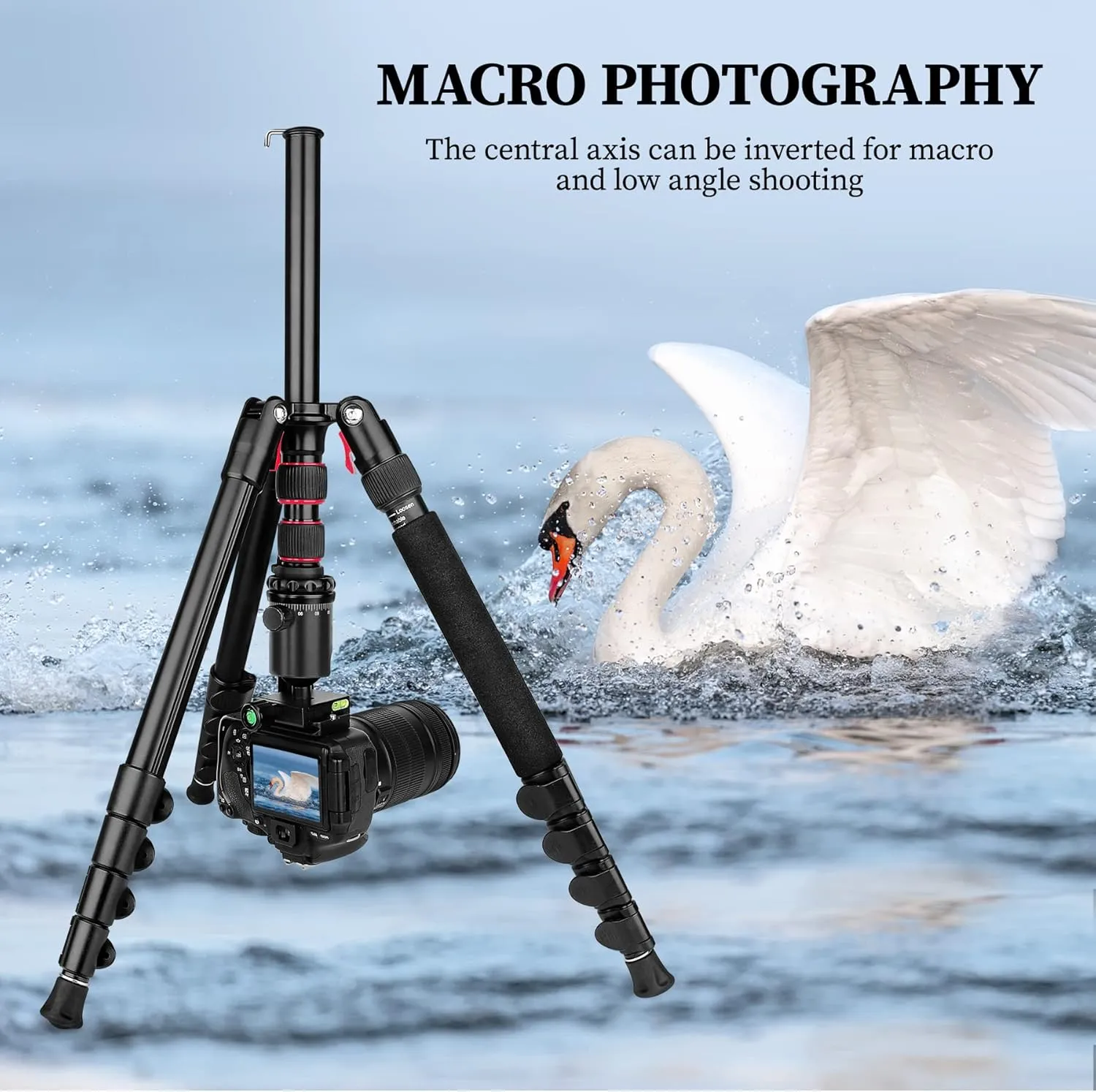Professional Tripod for Camera, Victiv 81 inch Aluminium Compact Travel Camera Tripod Monopod Heavy Duty with Phone Mount, Compatible with Canon Nikon Sony