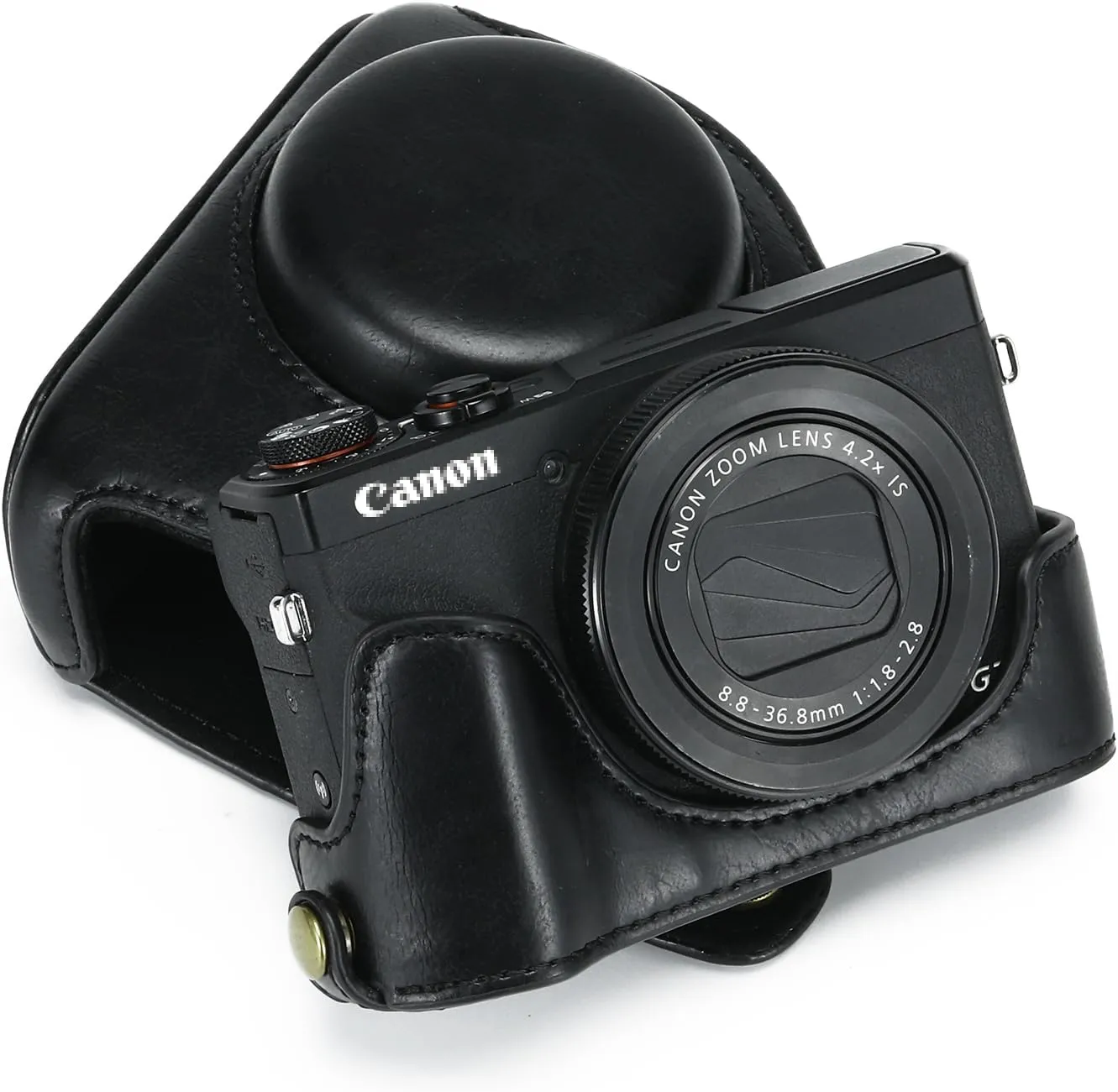 PU Leather Camera Case for Canon Powershot G7X Mark III/II DSLR Camera Bag