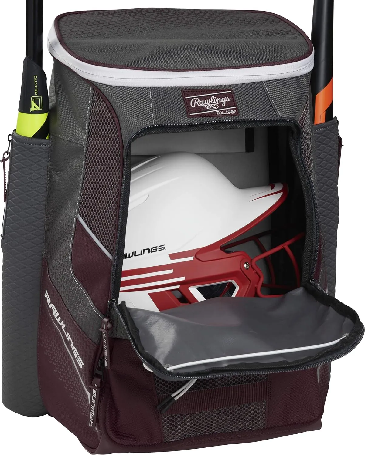 Rawlings | IMPULSE Backpack Equipment Bag | Baseball/Softball | Multiple Styles