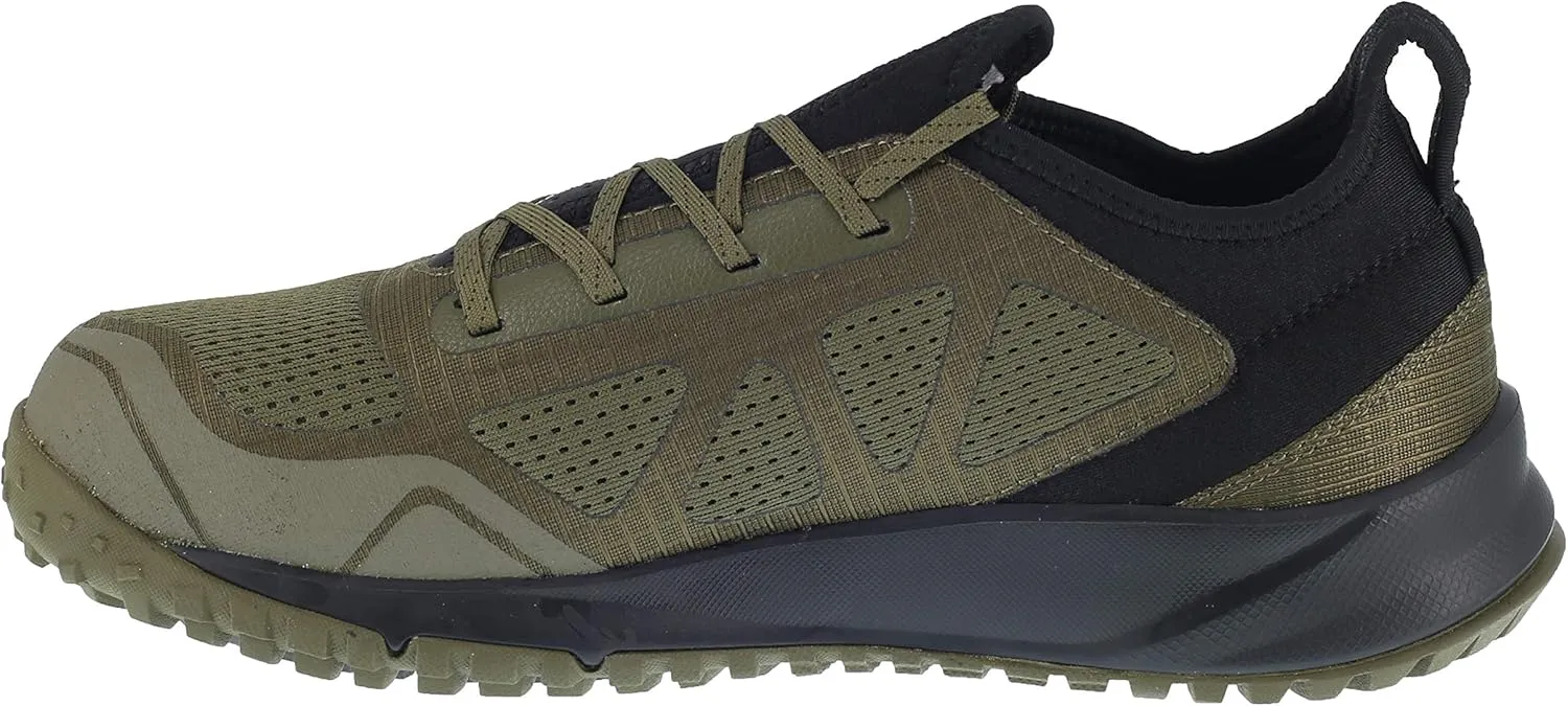 Reebok Men's Rb4090 All Terrain Safety Steel Toe Trail Running Work Shoe Black