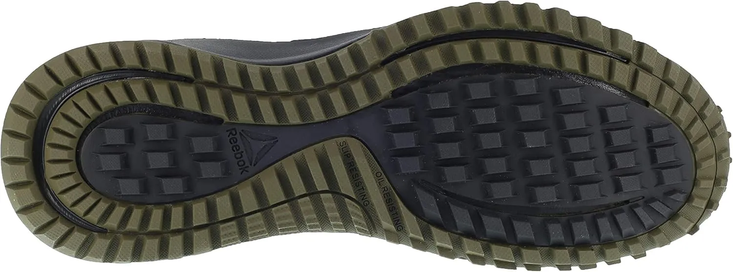 Reebok Men's Rb4090 All Terrain Safety Steel Toe Trail Running Work Shoe Black