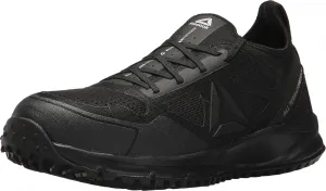 Reebok Work Men's All Terrain Safety Toe Trail Running Work Shoe, Black, 7.5