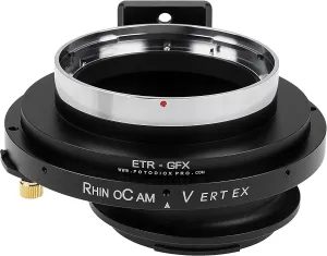 RhinoCam Vertex Rotating Stitching Adapter, Compatible with Bronica ETR Mount SLR Lens to Fujifilm G-Mount (GFX) Mirrorless Cameras