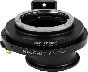 RhinoCam Vertex Rotating Stitching Adapter, Compatible with Pentax 645 (P645) Mount SLR Lens to Hasselblad X-System (XCD) Mount Mirrorless Cameras