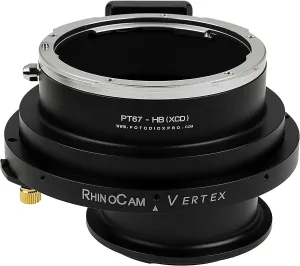 RhinoCam Vertex Rotating Stitching Adapter, Compatible with Pentax 6x7 (P67, PK67) Mount SLR Lens to Hasselblad X-System (XCD) Mount Mirrorless Cameras