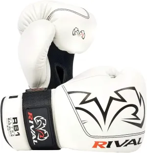 RIVAL Boxing RB1 2.0 Ultra Bag Gloves, Hook and Loop Closure, Super-Resistant Microfiber, High-Density Foam, Breathable Mesh Palm