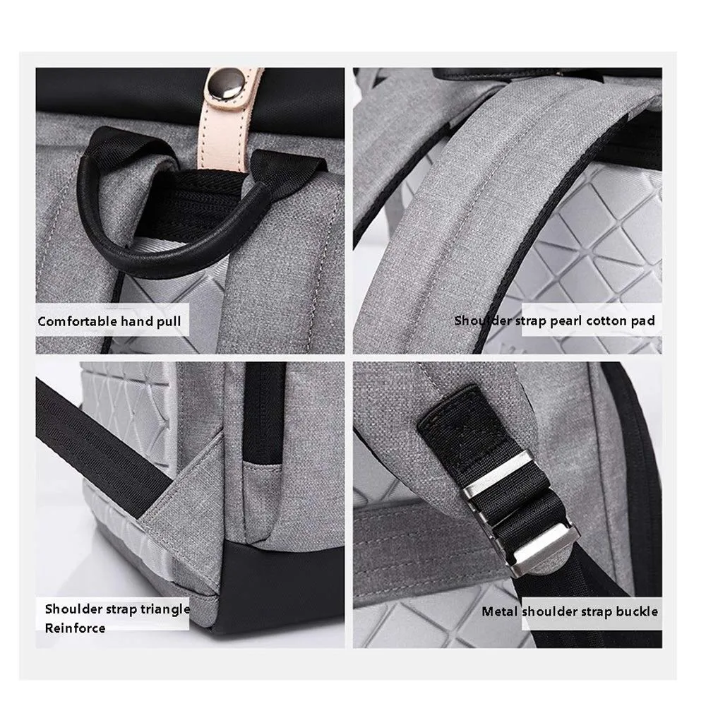 Roll-Up Backpack for 15.6 inch Laptops