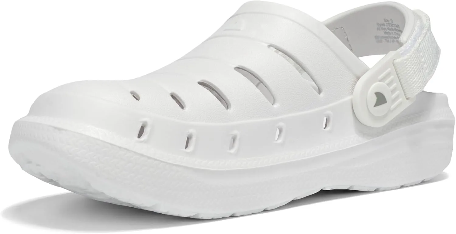 Rugged Shark Cove Clogs – Lightweight Shark-LITE EVA, Swivel Backstrap, Traction Grooved Footbed, Ventilated, Easy On/Off, Ideal for Summer, Beach, Pool, and Outdoor Adventures