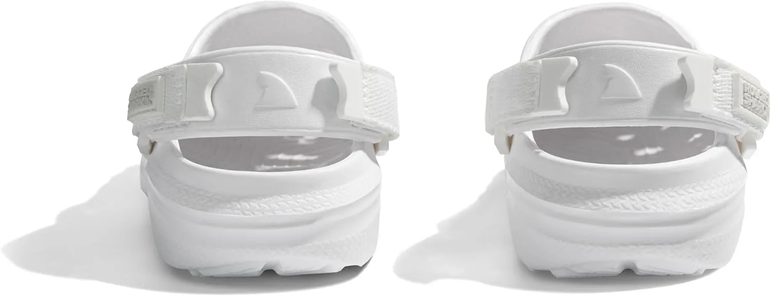 Rugged Shark Cove Clogs – Lightweight Shark-LITE EVA, Swivel Backstrap, Traction Grooved Footbed, Ventilated, Easy On/Off, Ideal for Summer, Beach, Pool, and Outdoor Adventures