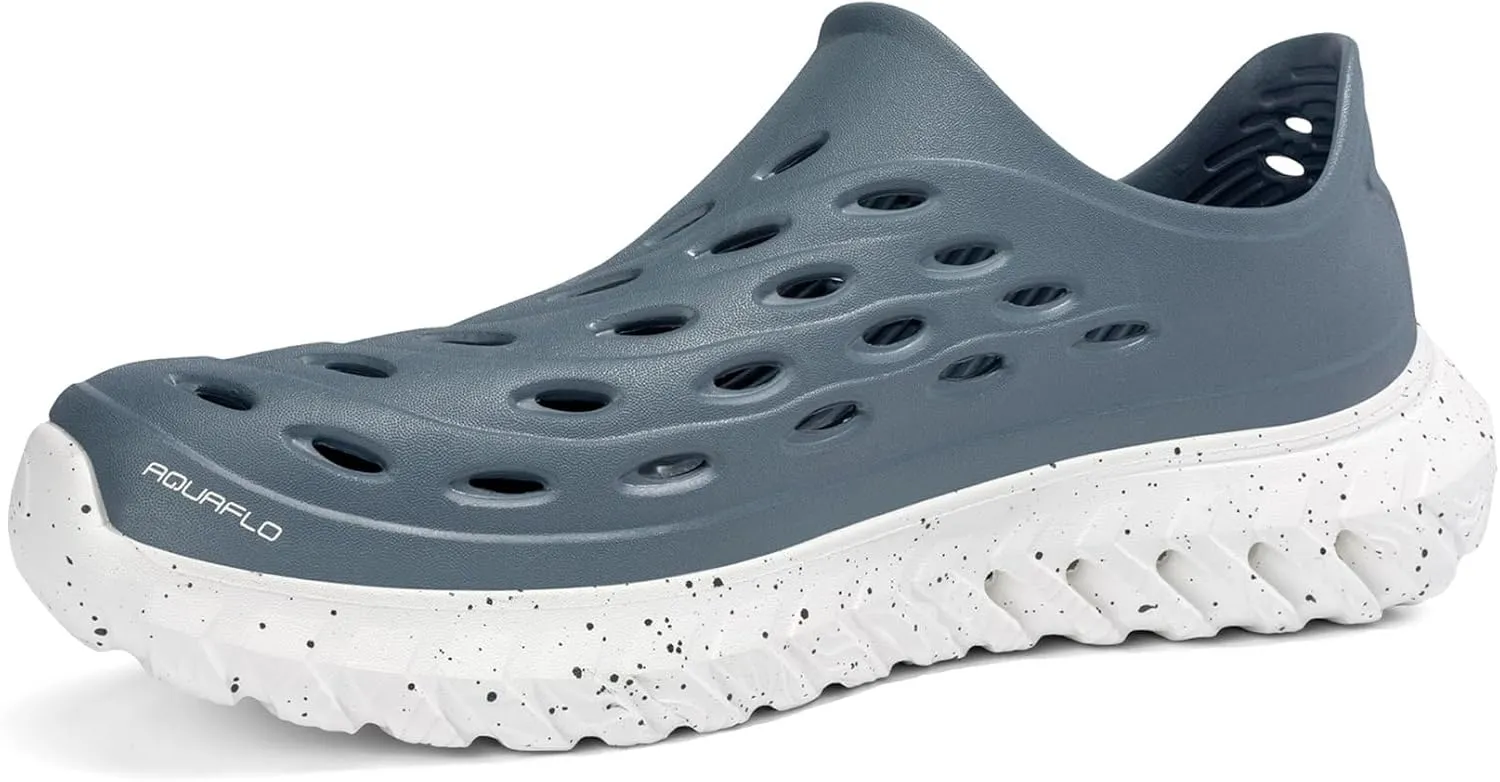 RUGGED SHARK Rift Slip-On Water Shoes – Quick-Dry EVA, AQUAFLO® Drainage, Ventilated, Lightweight, Textured Footbed, Easy On/Off, Perfect for Beach, Pool, and Outdoor Adventures