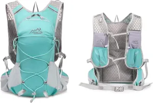 Running Vest women Hiking Backpack Mens Lightweight Foldable Durable Water Resistant Daypack Rucksack with Reflective Design for Camping Cycling Climbing Walking Mountaineer Outdoor Sports