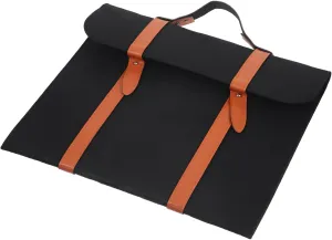 SECFOU Cute Laptop Bag 15.6 Inch Laptop Case Felt Laptop Cover Slim Laptop Backpack Laptop Handbag for Women Black Protects against Scratches