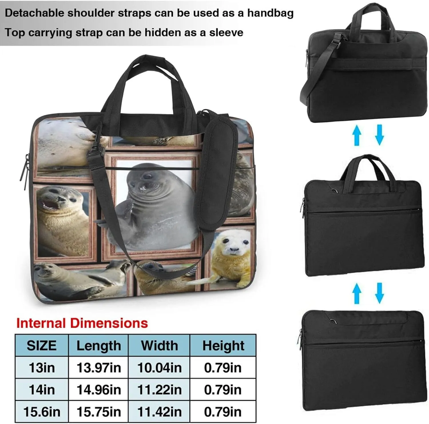 Sheep Cute Sheeps Shoulder bag Carrying Case bag Sleek Design Durable and Water-Repellent