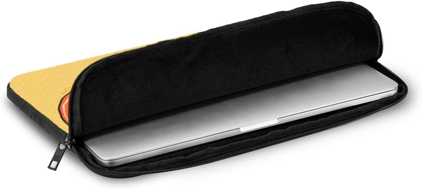 Shockproof Portable Laptop Sleeve Bag 10 inch - for Trip, Travel, Office, Daily Use - for Men and Women Sunflower seeds and foxes Prints