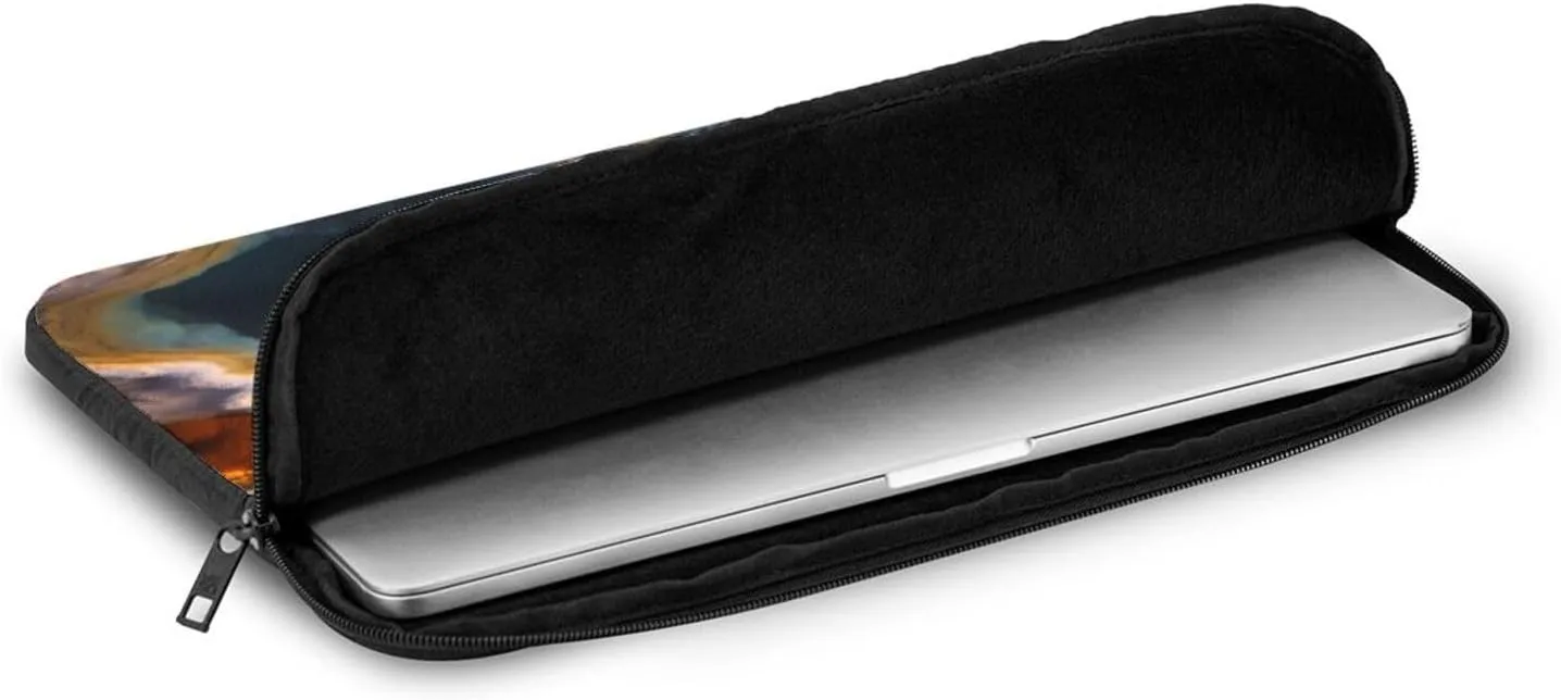 Shockproof Portable Laptop Sleeve Bag 15 inch - for Men and Women Business Travel, School, and Office Use Yellowstone National Park Prints