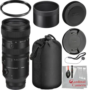 Sigma 70-200mm f/2.8 DG DN OS Sports Lens (Sony E)   Camera Case   UV Filter   Cap Keeper   Cleaning Kit   More (11pc Bundle)