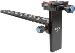 SIRUI TY-350 Lens Rail ¼-Inch and 3/8-Inch/Rail Length 35 cm/Weight 0.45 kg/Maximum Load 8 kg/Compatible with Arca-Swiss Equipment/for for K-30X and K-40X / Aluminium