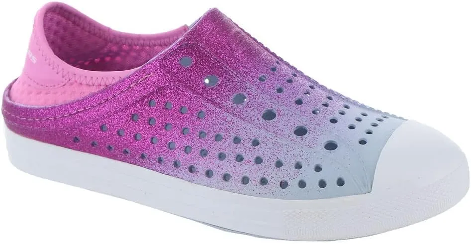 Skechers Kids Girl's Foamies Guzman Steps-Glitterland Water Shoe Sneaker