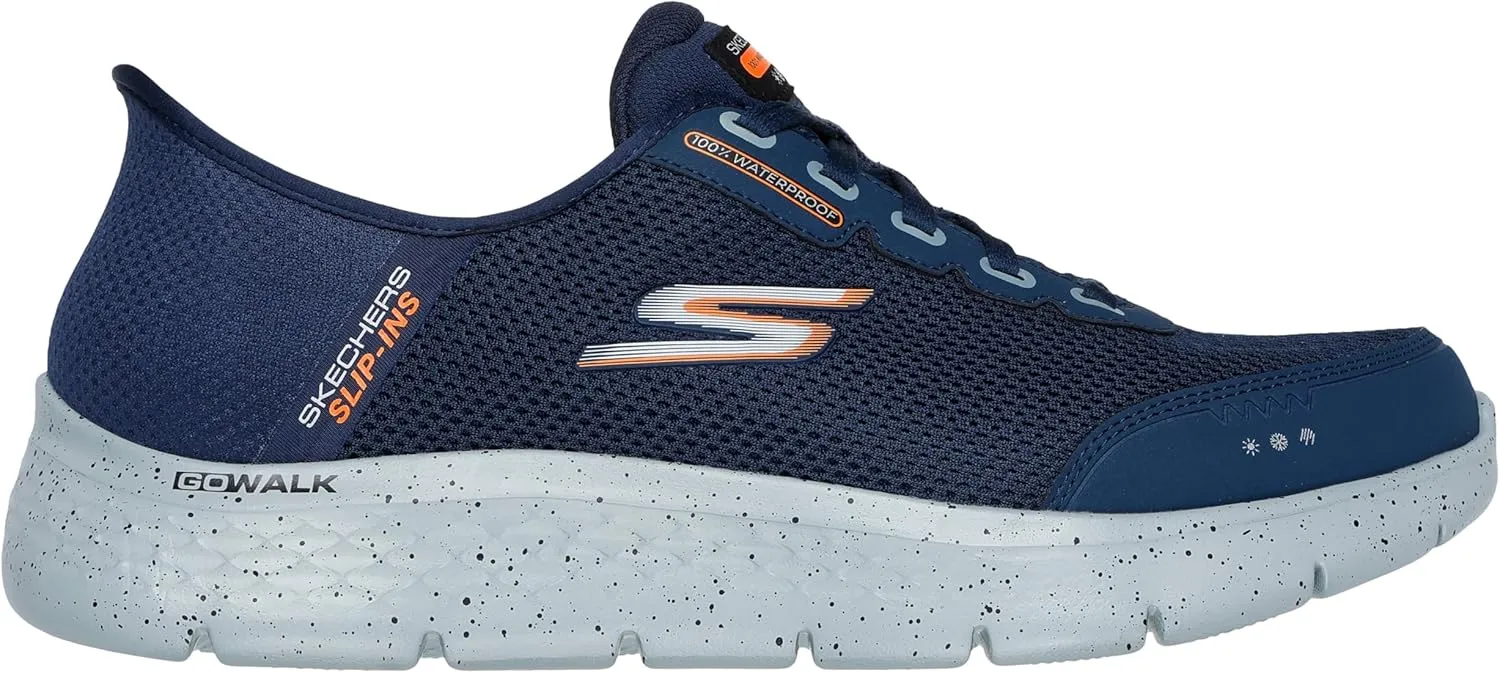 Skechers Men's Hands Free Slip-ins Go Walk Flex-100% Waterproof Sneaker