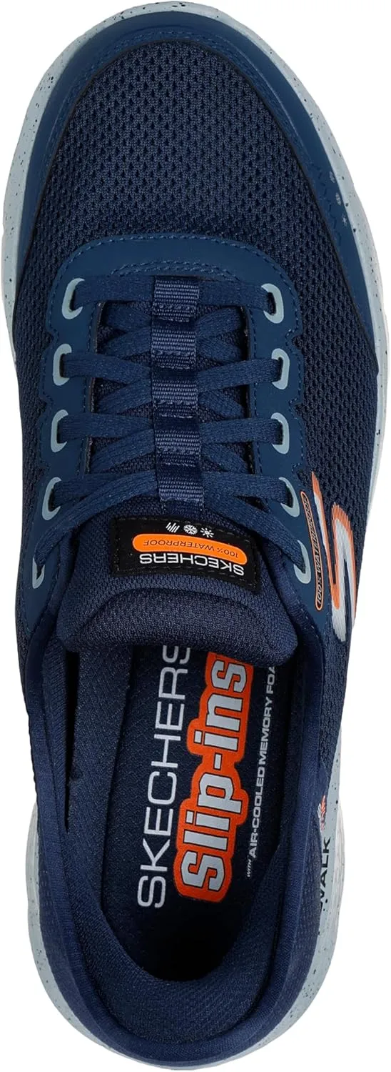 Skechers Men's Hands Free Slip-ins Go Walk Flex-100% Waterproof Sneaker