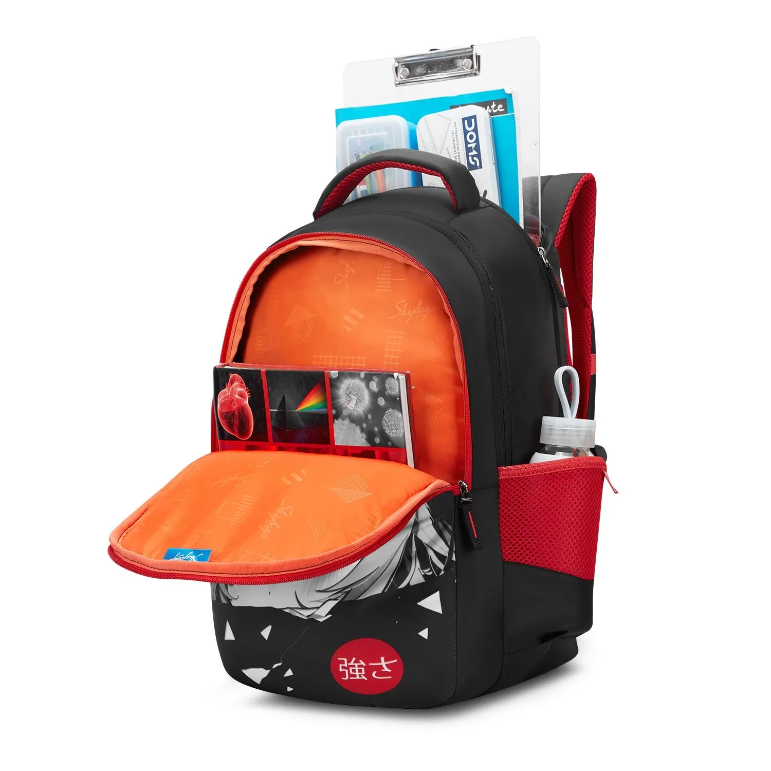 Skybags KYRO 03 SCBP PEEKABOO RED BLACK