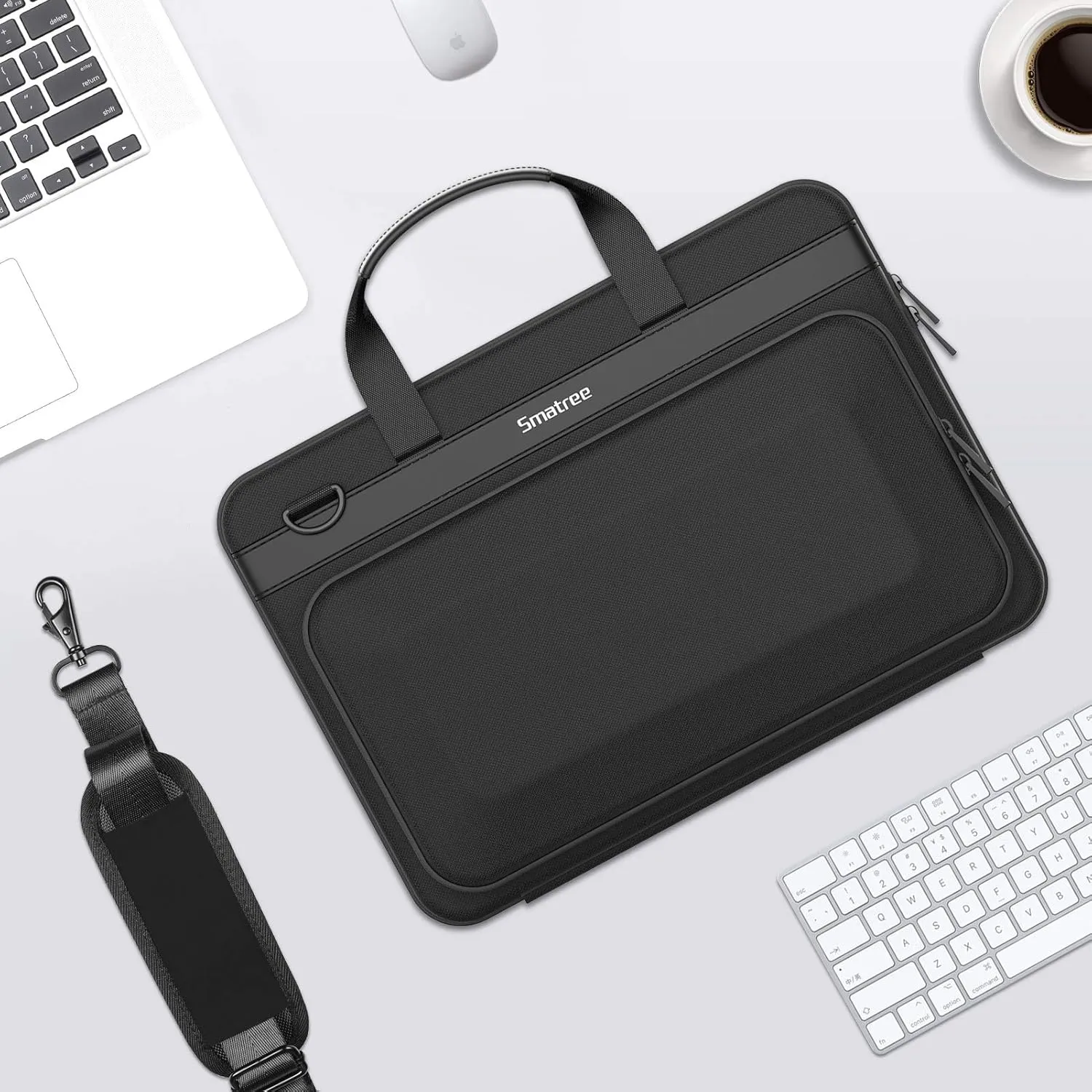 Smatree Hard Laptop Handbag Sleeve for 13 inch MacBook Air M4 2025/M3 2024/2022, 14.2 inch Macbook Pro M4 2024/M3 2023 A2918/A2992, 14 inch Acer Swift 3/Lenovo ideapad, 14 inch Laptop Carrying Bag