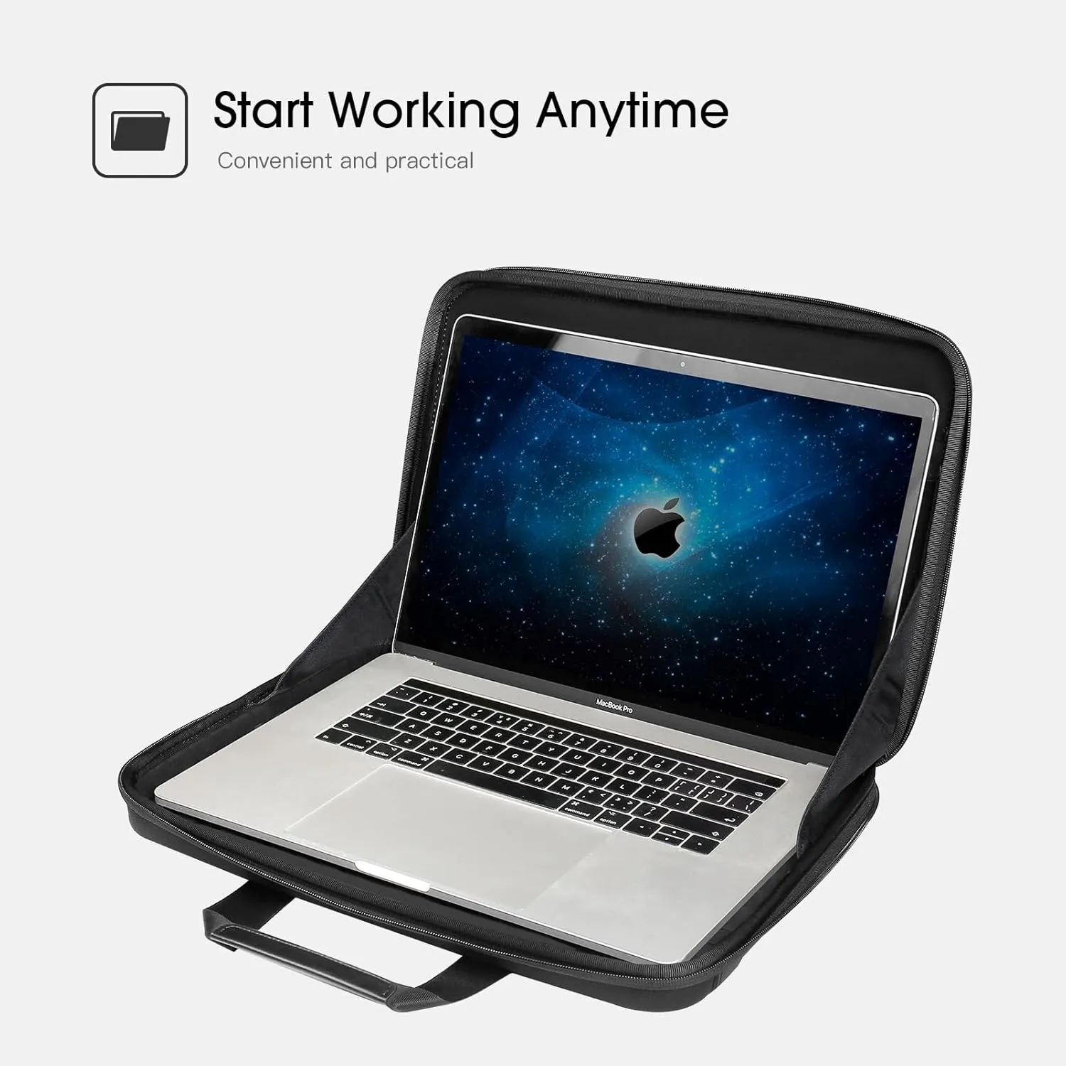 Smatree Hard Laptop Handbag Sleeve for 13 inch MacBook Air M4 2025/M3 2024/2022, 14.2 inch Macbook Pro M4 2024/M3 2023 A2918/A2992, 14 inch Acer Swift 3/Lenovo ideapad, 14 inch Laptop Carrying Bag