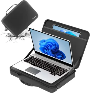 Smatree Laptop Shoulder Sleeve Case for 15-16 inch HP ZBook Studio/Power/Firefly G9/G10/G11/G11A Workstations, for ZBook Fury 16 G9/G10, for HP 255 G9 Notebook PC, Hard Laptop Briefcase with Handle