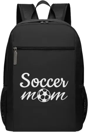 Soccer Mom Travel Laptop Backpack, Business Anti Theft Slim Sturdy Laptops Backpacks, College Computer Bag Gift for Men & Women Fits 17 Inch Notebook,Black
