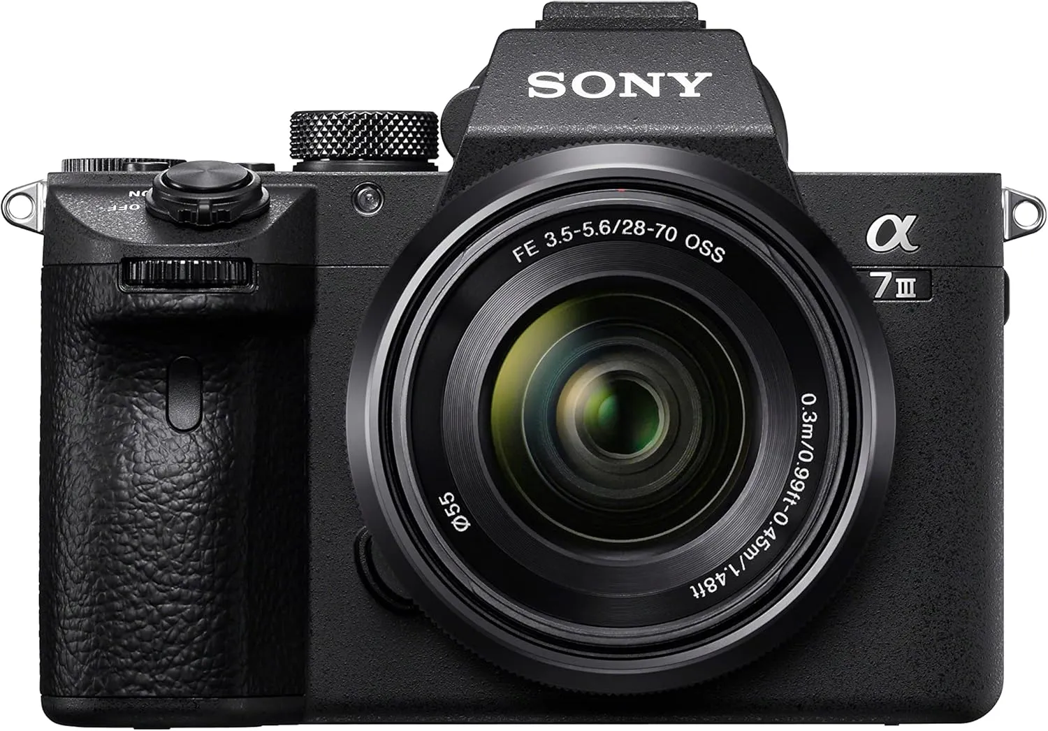 Sony a7 III Full-frame Mirrorless Interchangeable-Lens Camera with 28-70mm Lens Optical with 3-Inch LCD, Black (ILCE7M3K/B) (Renewed)