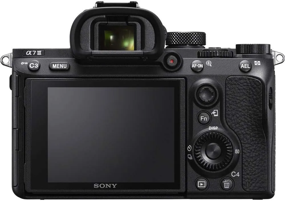 Sony a7 III ILCE7M3/B Full-Frame Mirrorless Interchangeable-Lens Camera with 3-Inch LCD, Body Only,Base Configuration,Black