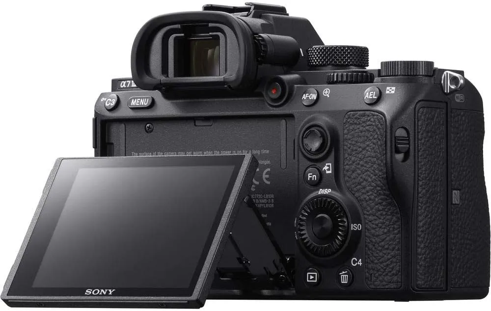 Sony a7 III ILCE7M3/B Full-Frame Mirrorless Interchangeable-Lens Camera with 3-Inch LCD, Body Only,Base Configuration,Black