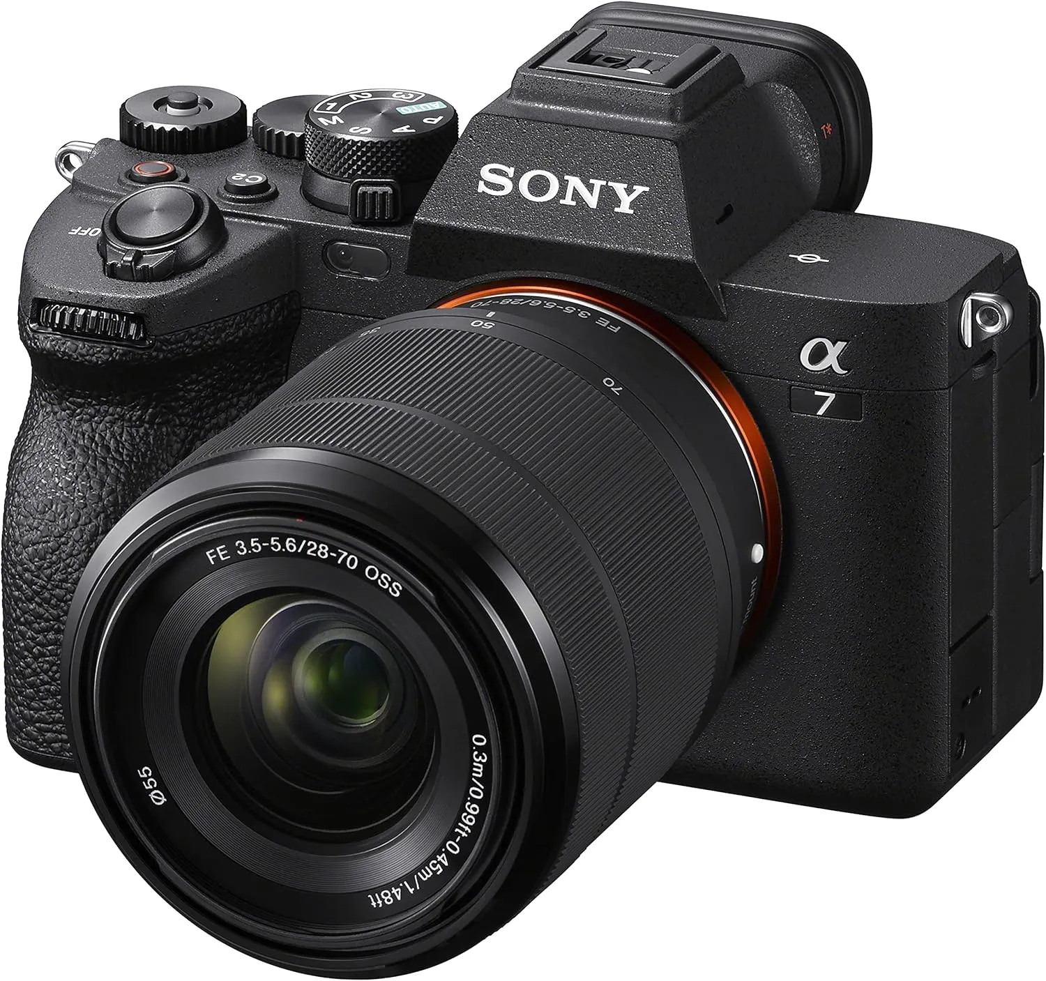 Sony a7 IV Full Frame Mirrorless Camera Body with 2 Lens Kit FE 200-600mm F5.6-6.3 G OSS   28-70mm ILCE-7M4K/B   SEL200600G Bundle w/Deco Gear Backpack   Monopod   Extra Battery, LED and Accessories