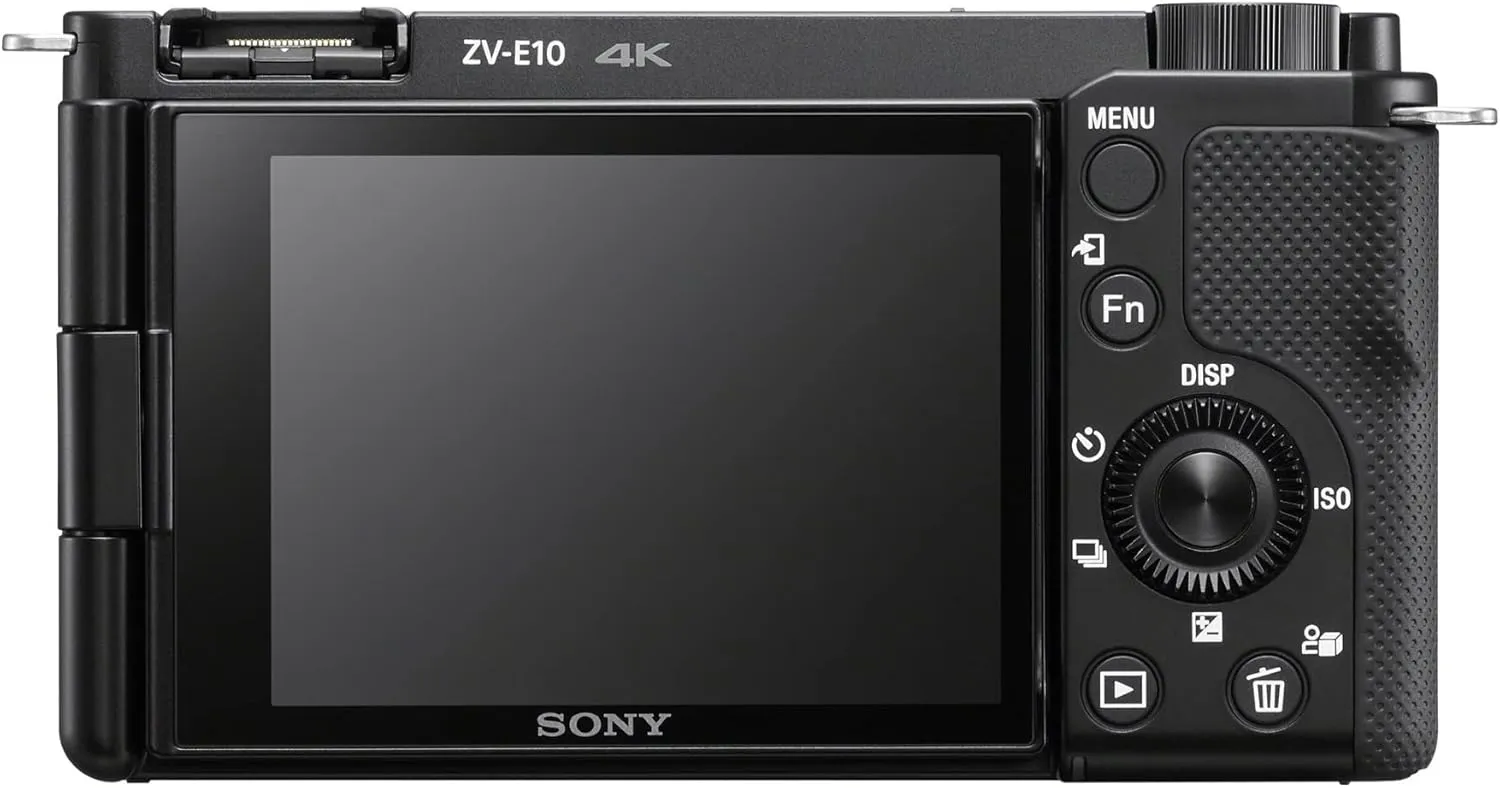 Sony Alpha ZV-E10 - APS-C Interchangeable Lens Mirrorless Vlog Camera Kit - Black