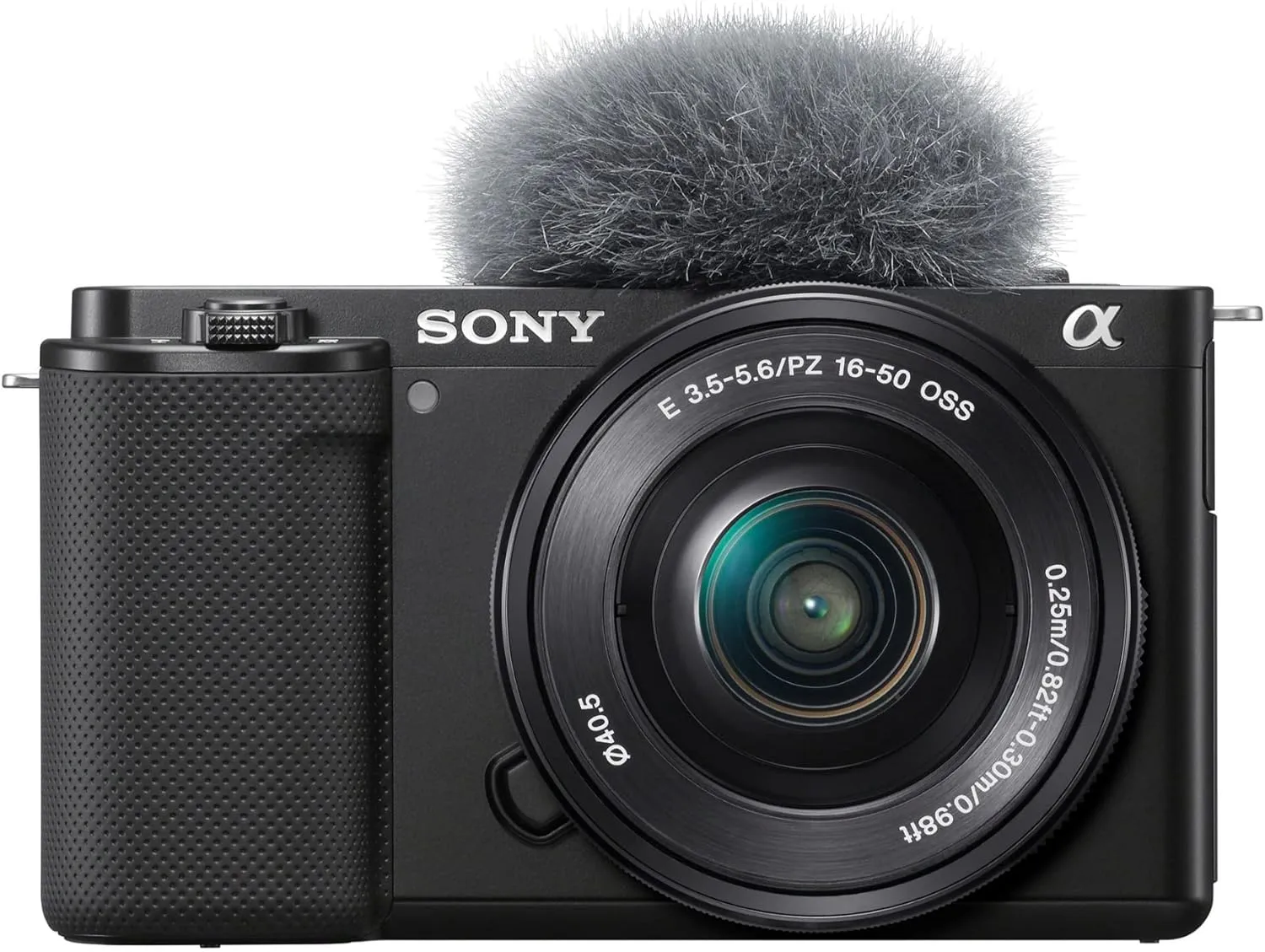 Sony Alpha ZV-E10 - APS-C Interchangeable Lens Mirrorless Vlog Camera Kit - Black
