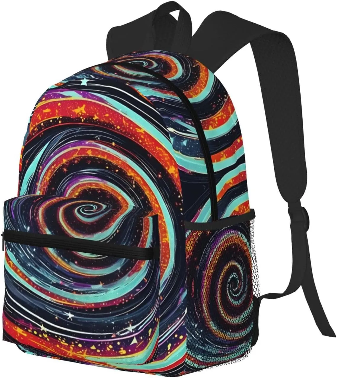 Space Spiral Cosmic Backpack Cute Print Bookbag Women Travel Casual Water-resistant Backpack Travel Bag bags
