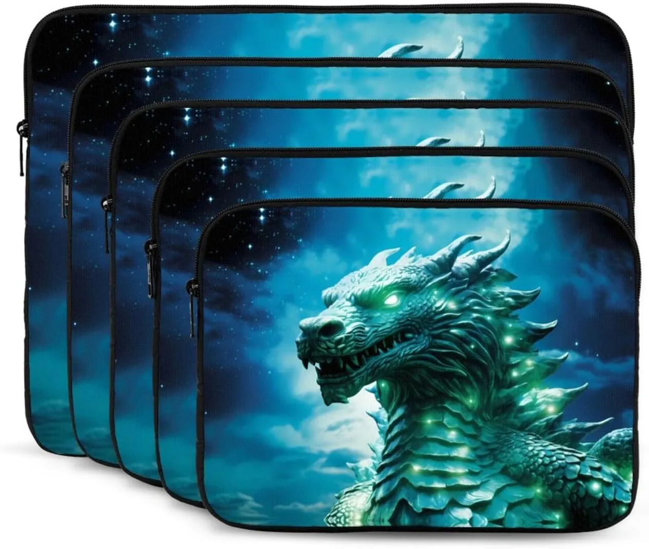 Strange Beast Head Pattern Shockproof Portable Laptop 13 inch Sleeve Bag for Men and Women - Ideal for Business Travel, School, and Daily Use