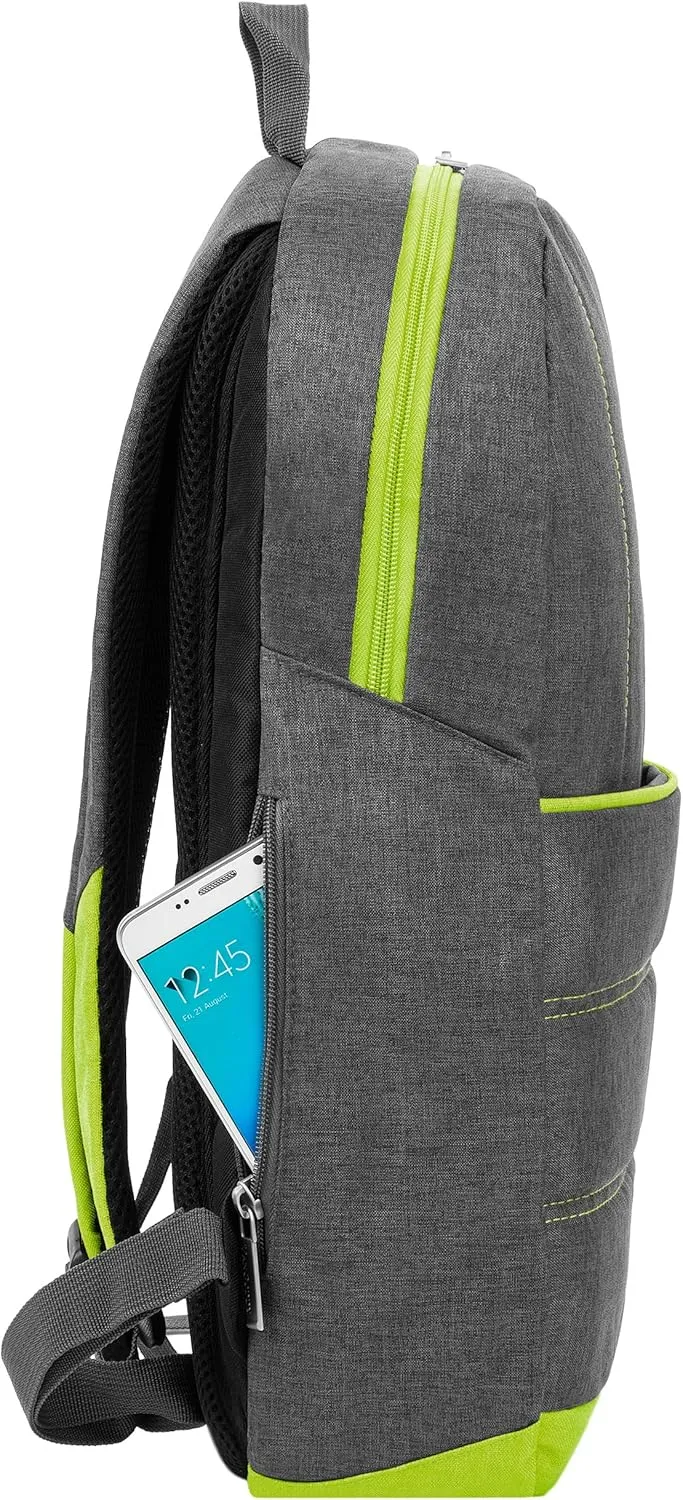 SUM sumac casual 15" laptop backpack water repellent daily trip commuter bag for work, campus, office meetings, travel