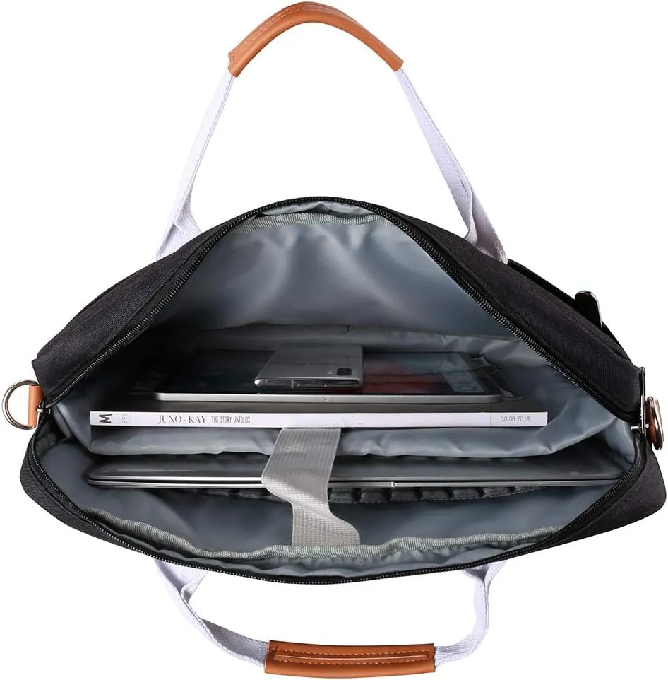 Sumac Laptop Messenger Bag 15 in Sling Bag, Dual Handle Briefcase for MacBook Pro 16" LG Gram 16 MSI Prestige15 Razer Blade15