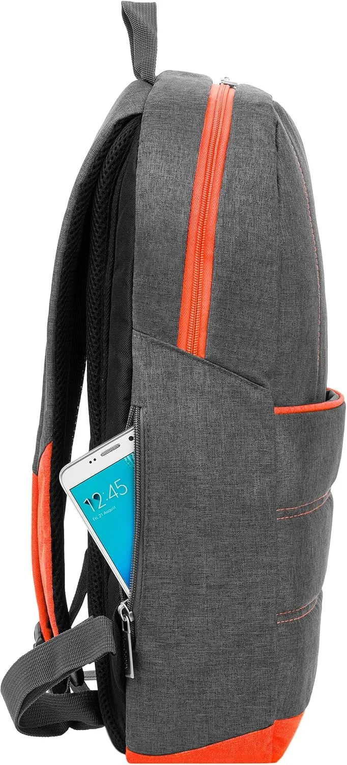sumac slim lightweight portable 15" backpack with adjustable straps and top handle for gram 14, swift